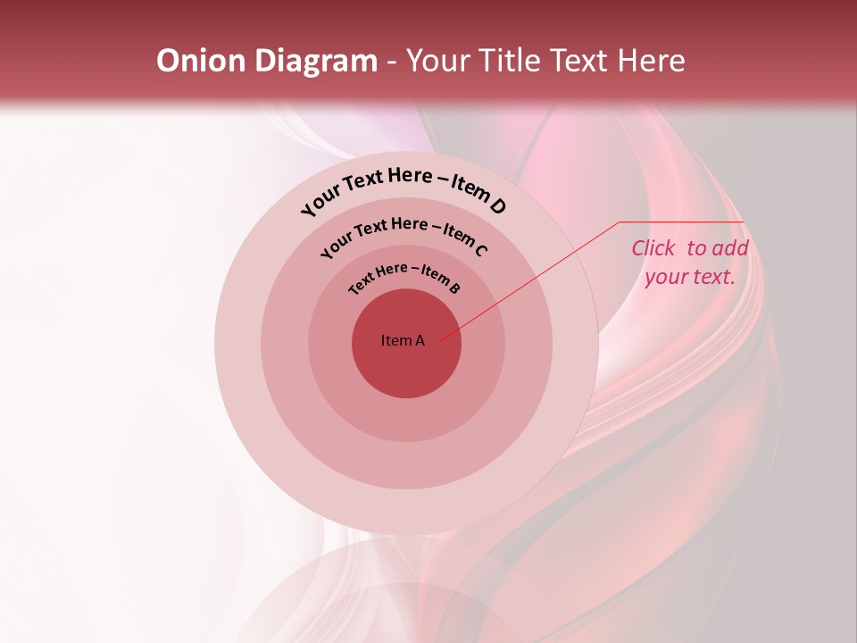 Digital Rose Frame PowerPoint Template