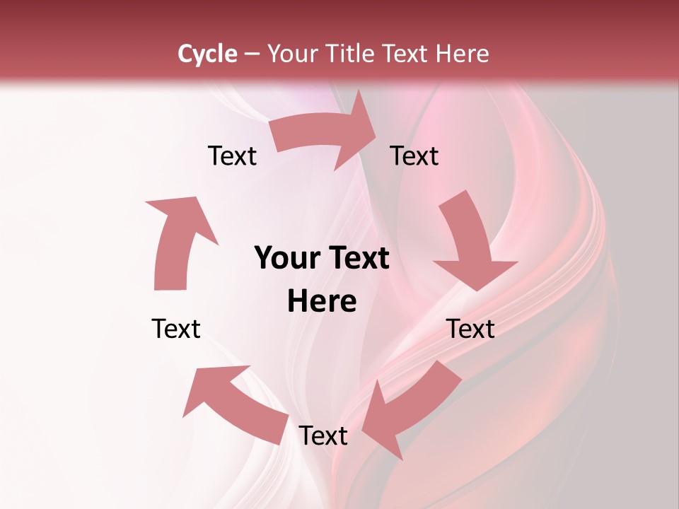 Digital Rose Frame PowerPoint Template