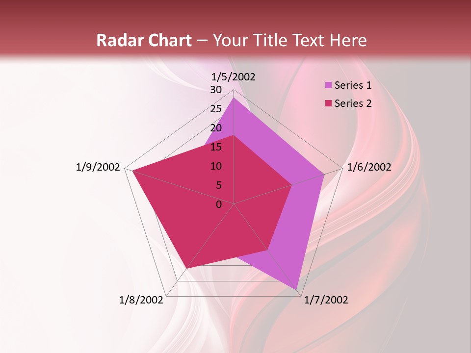 Digital Rose Frame PowerPoint Template