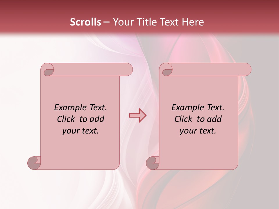 Digital Rose Frame PowerPoint Template