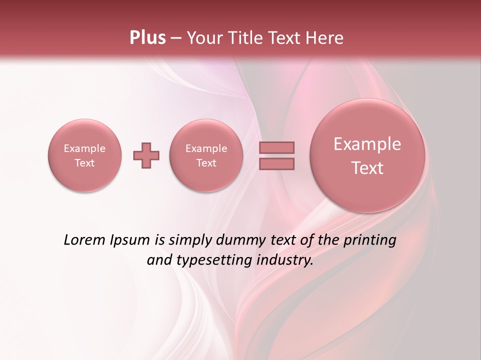 Digital Rose Frame PowerPoint Template