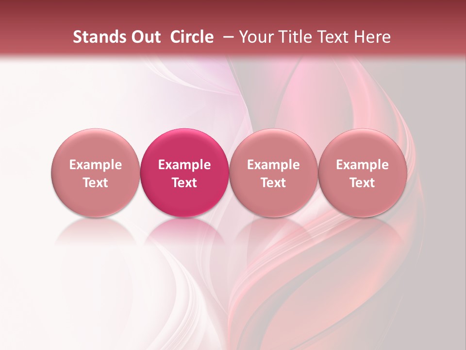 Digital Rose Frame PowerPoint Template