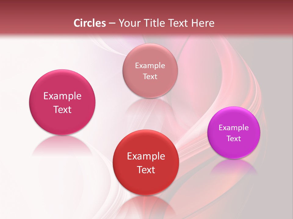 Digital Rose Frame PowerPoint Template