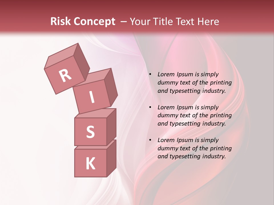 Digital Rose Frame PowerPoint Template