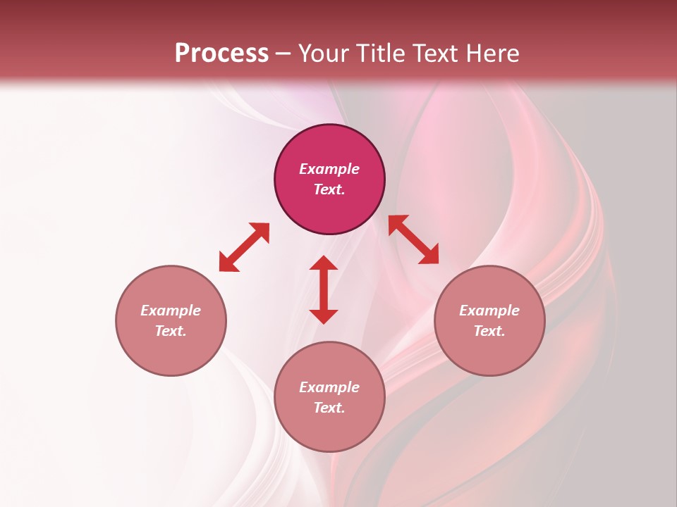 Digital Rose Frame PowerPoint Template