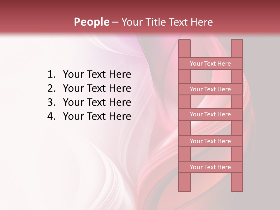 Digital Rose Frame PowerPoint Template