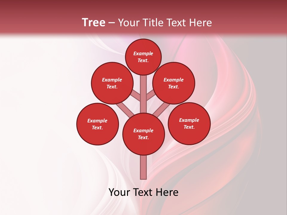 Digital Rose Frame PowerPoint Template