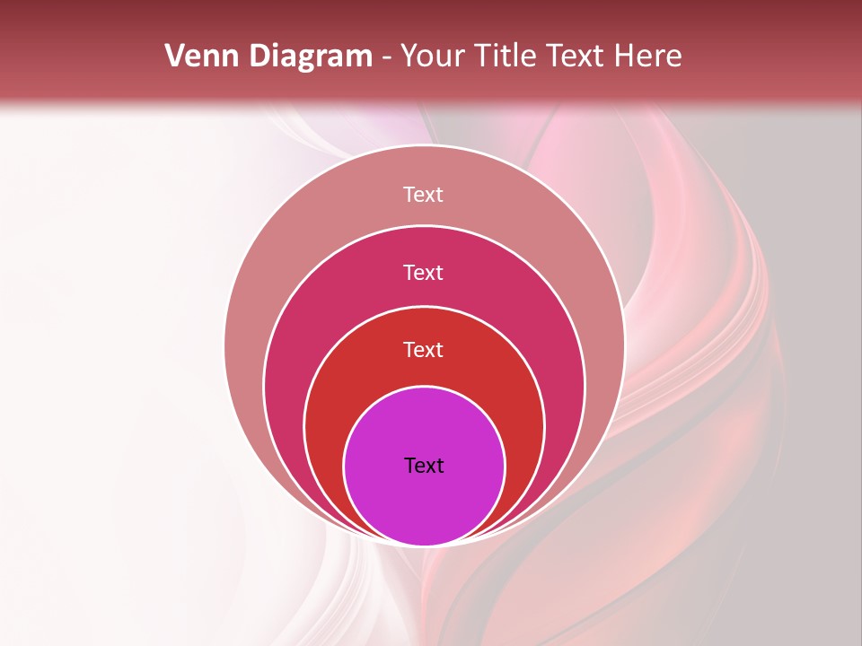 Digital Rose Frame PowerPoint Template