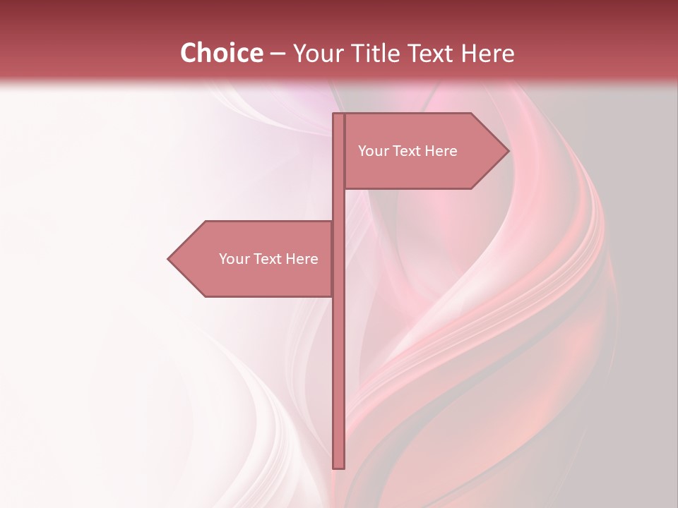 Digital Rose Frame PowerPoint Template