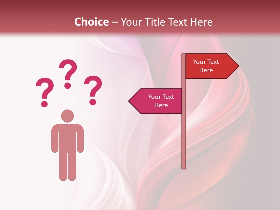 Digital Rose Frame PowerPoint Template