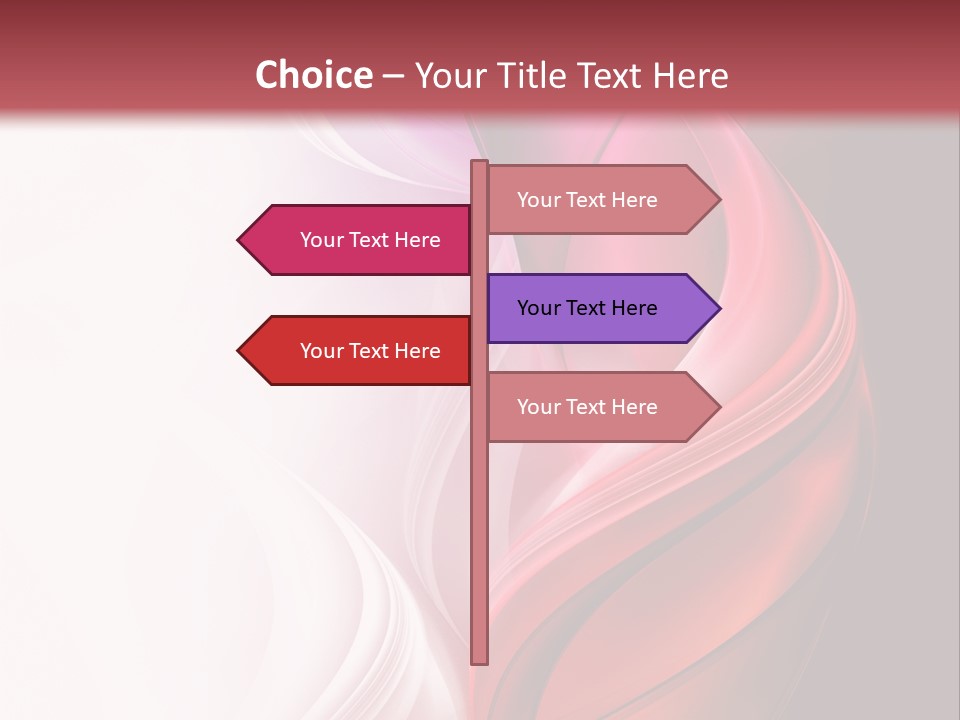Digital Rose Frame PowerPoint Template