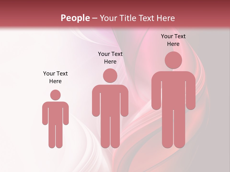 Digital Rose Frame PowerPoint Template