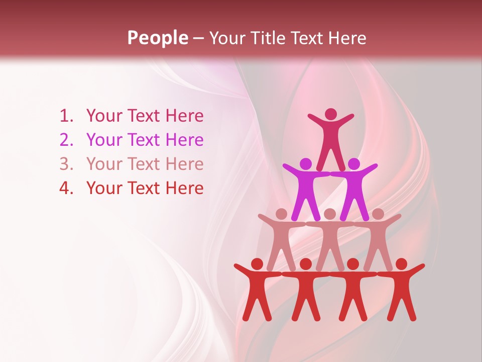 Digital Rose Frame PowerPoint Template