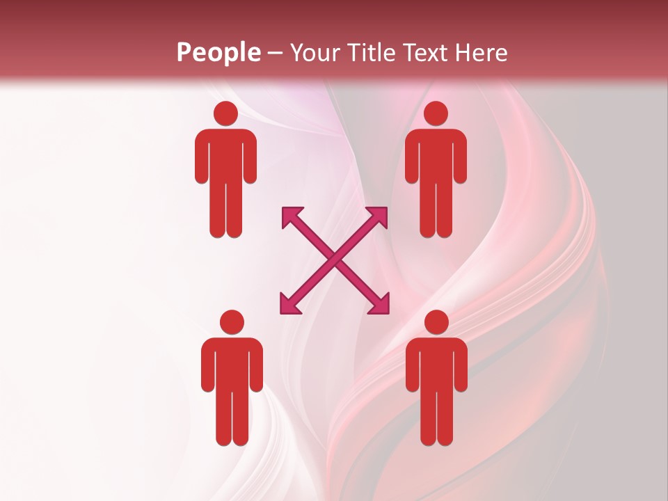 Digital Rose Frame PowerPoint Template