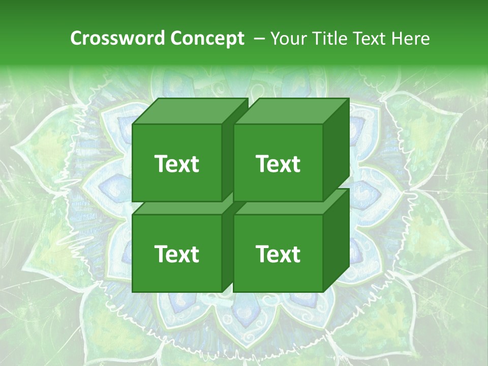 Abstract Decorative Pattern PowerPoint Template