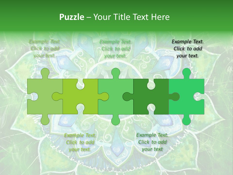 Abstract Decorative Pattern PowerPoint Template