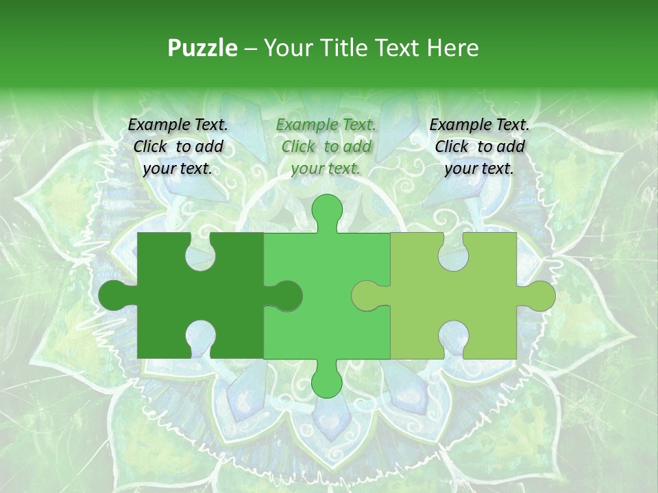 Abstract Decorative Pattern PowerPoint Template