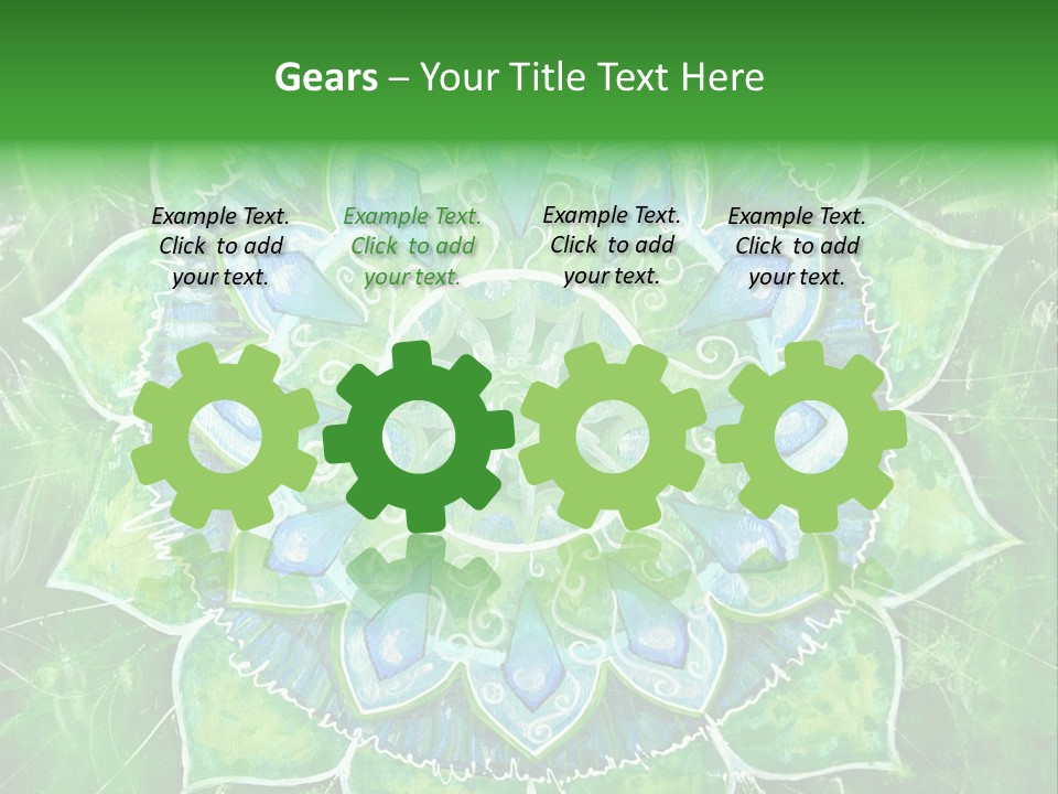 Abstract Decorative Pattern PowerPoint Template