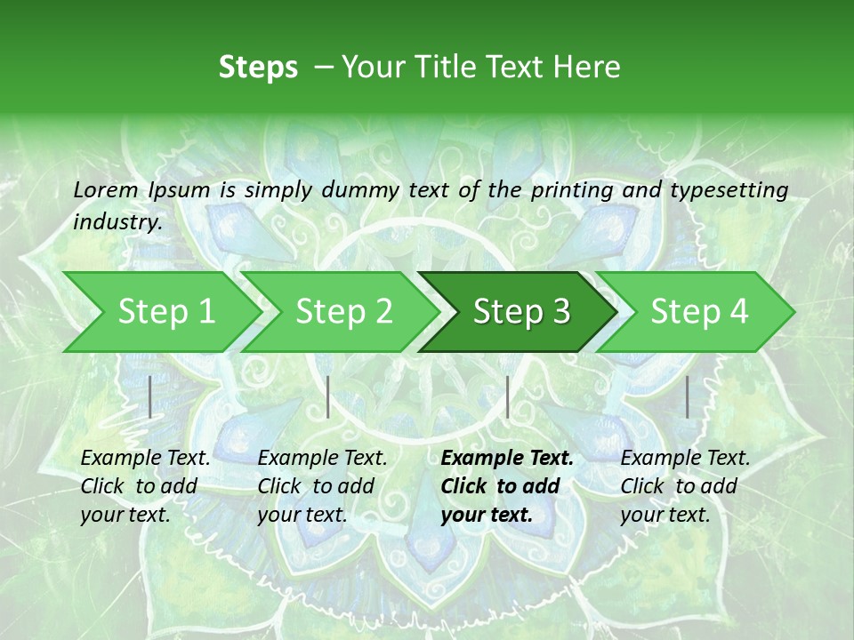 Abstract Decorative Pattern PowerPoint Template