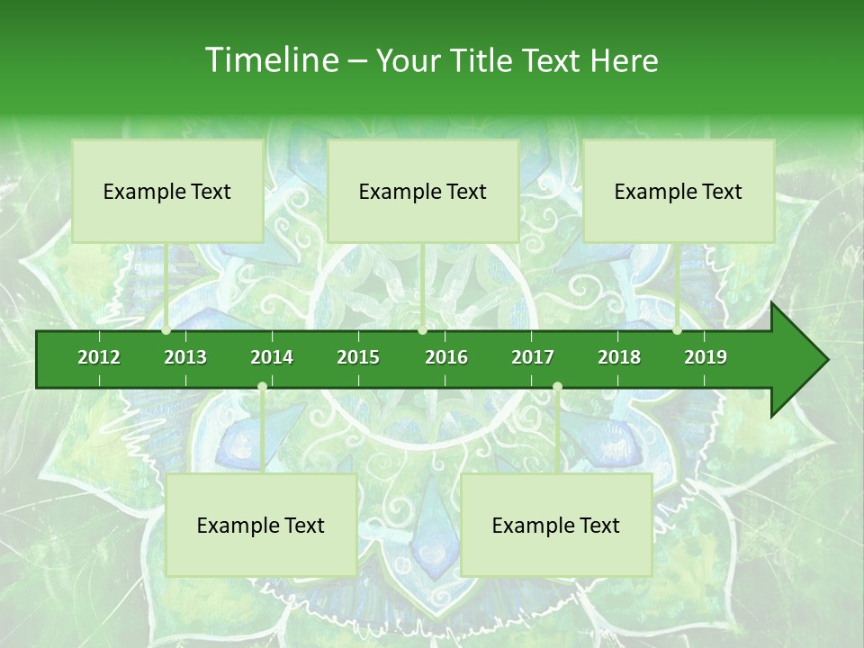 Abstract Decorative Pattern PowerPoint Template