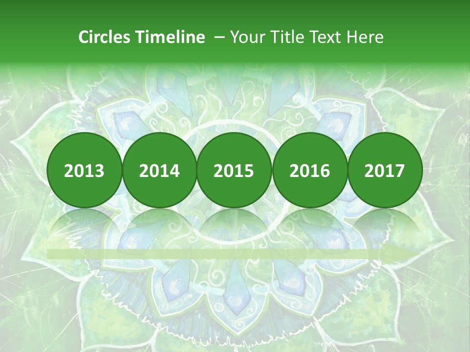 Abstract Decorative Pattern PowerPoint Template