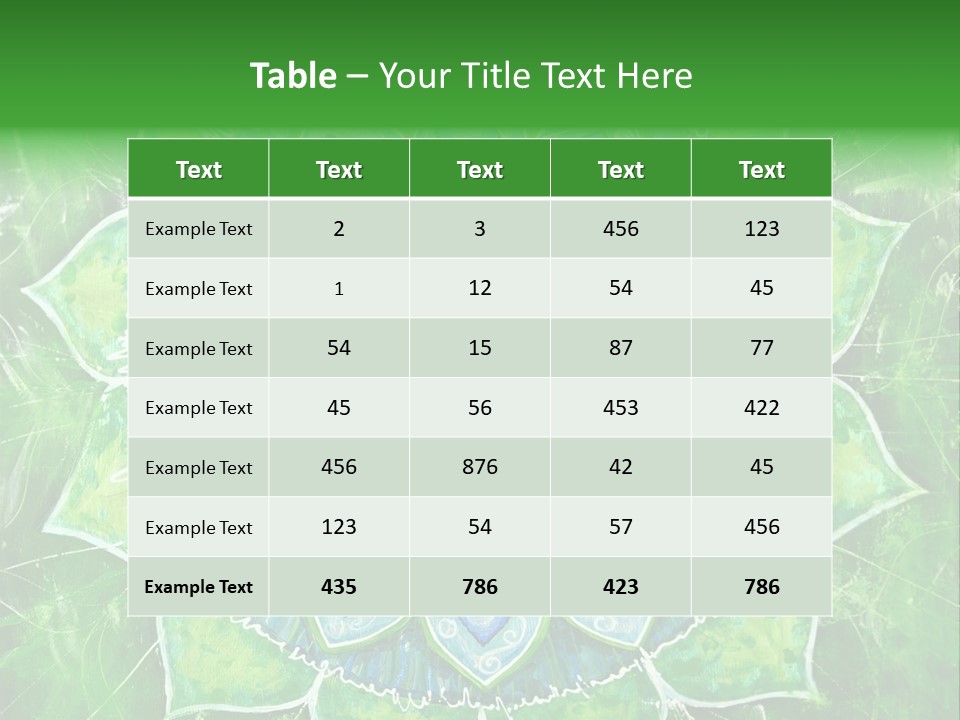 Abstract Decorative Pattern PowerPoint Template