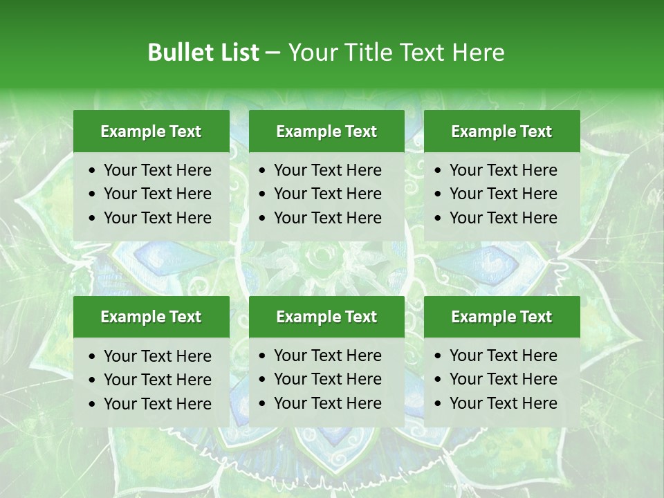 Abstract Decorative Pattern PowerPoint Template