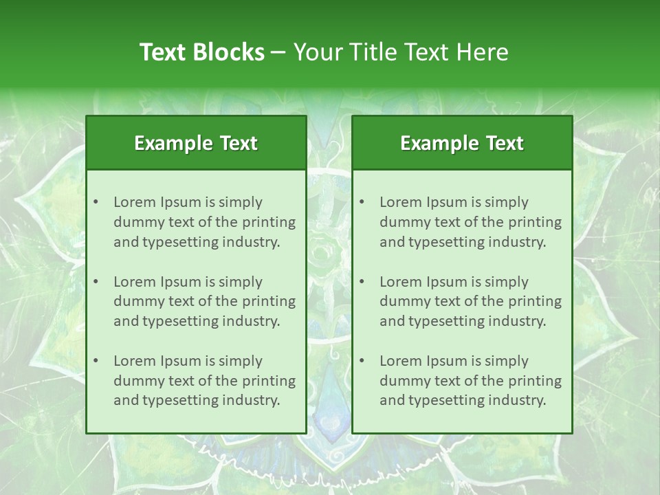 Abstract Decorative Pattern PowerPoint Template