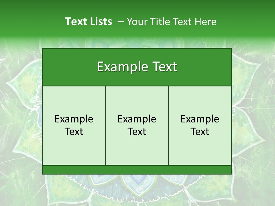 Abstract Decorative Pattern PowerPoint Template
