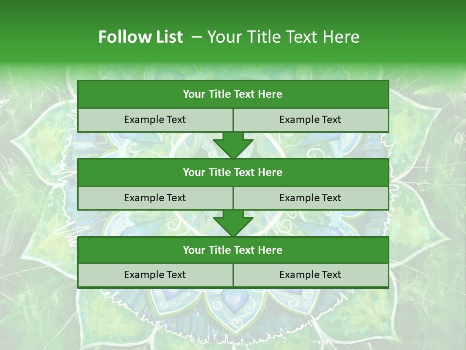 Abstract Decorative Pattern PowerPoint Template