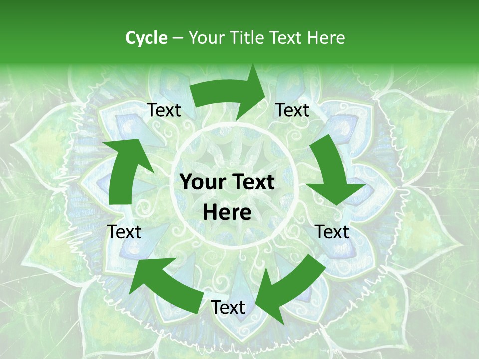Abstract Decorative Pattern PowerPoint Template