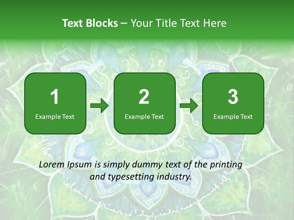 Abstract Decorative Pattern PowerPoint Template