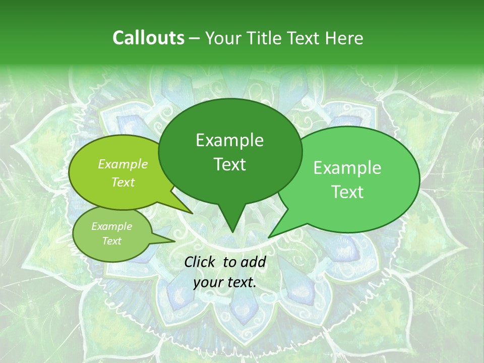 Abstract Decorative Pattern PowerPoint Template