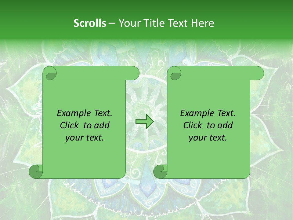 Abstract Decorative Pattern PowerPoint Template