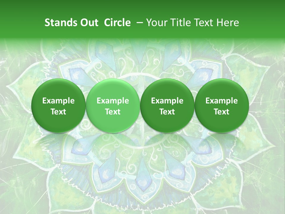 Abstract Decorative Pattern PowerPoint Template