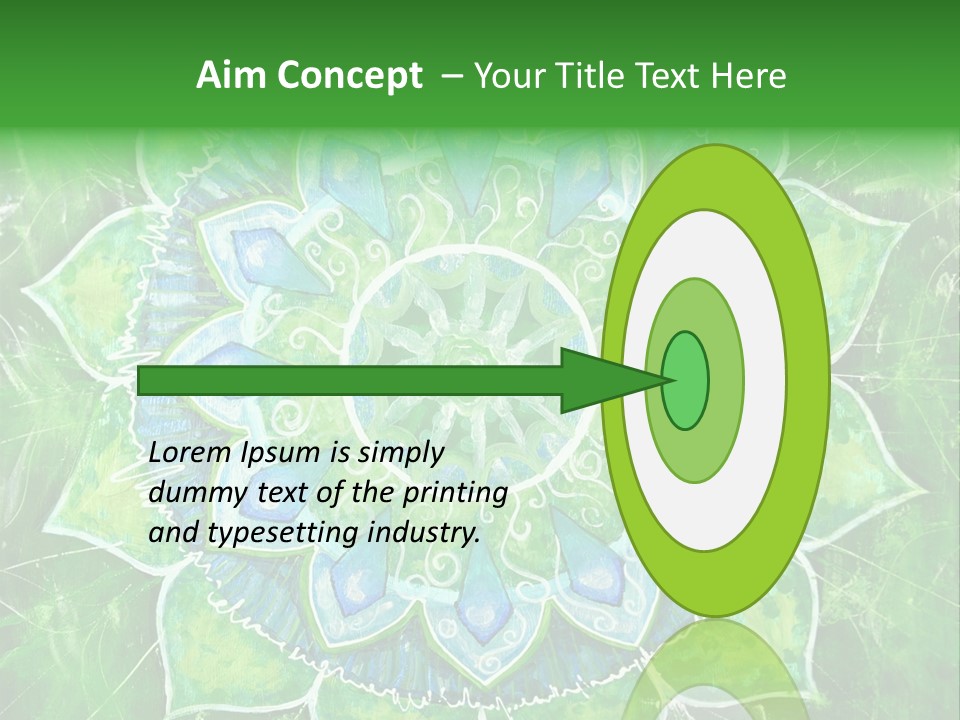 Abstract Decorative Pattern PowerPoint Template