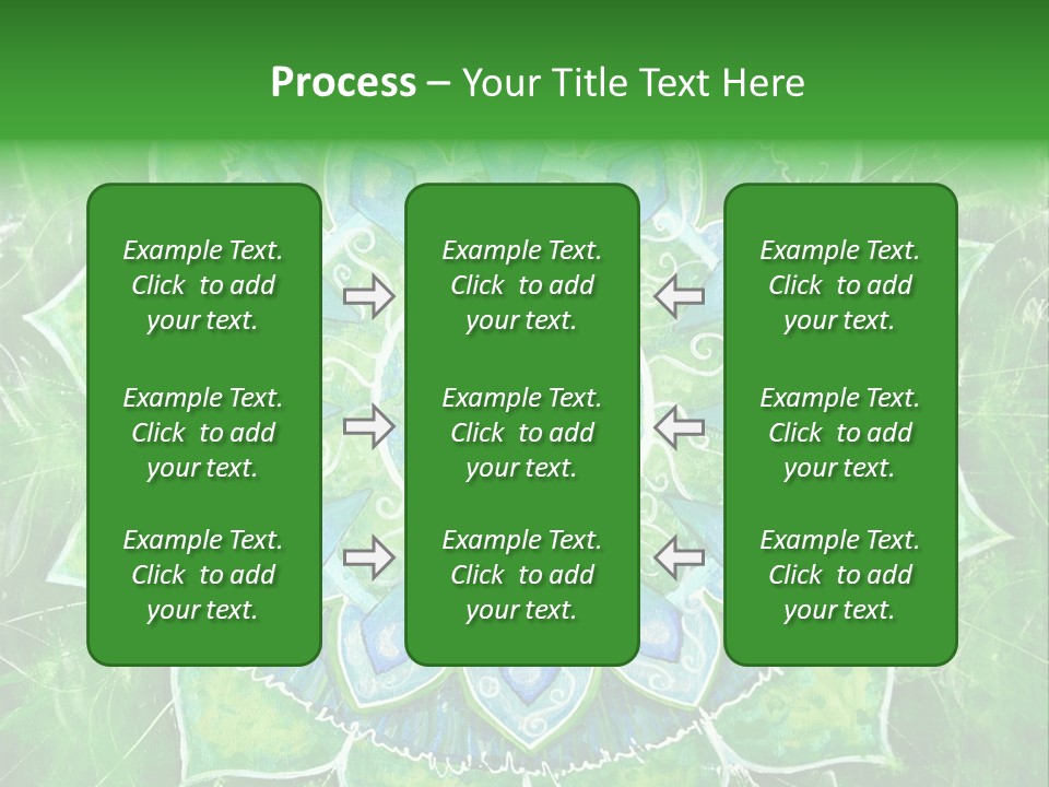 Abstract Decorative Pattern PowerPoint Template