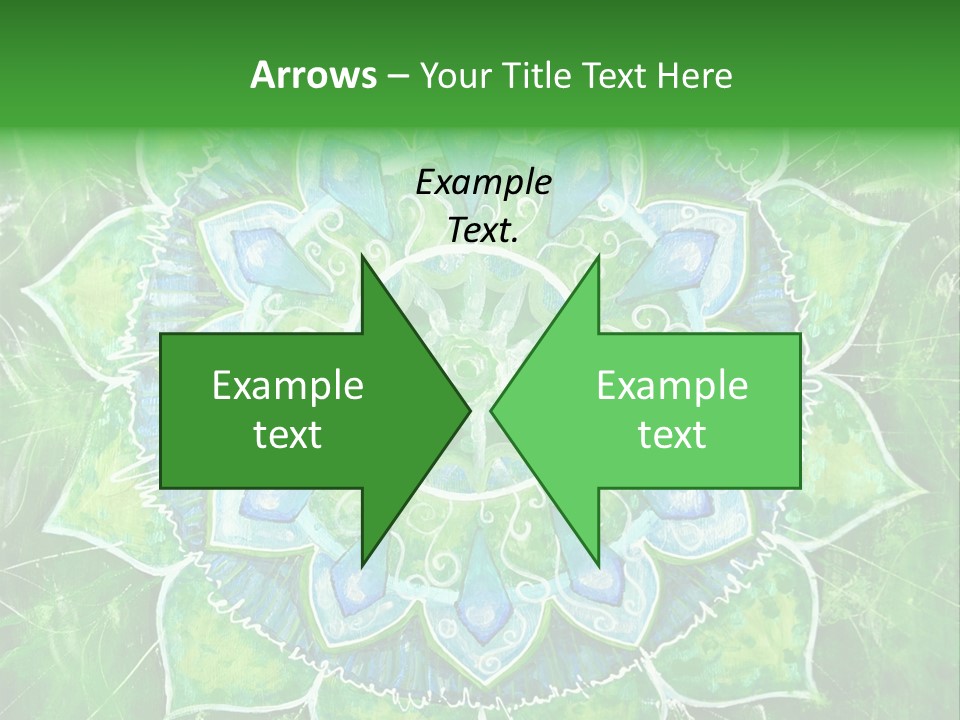 Abstract Decorative Pattern PowerPoint Template