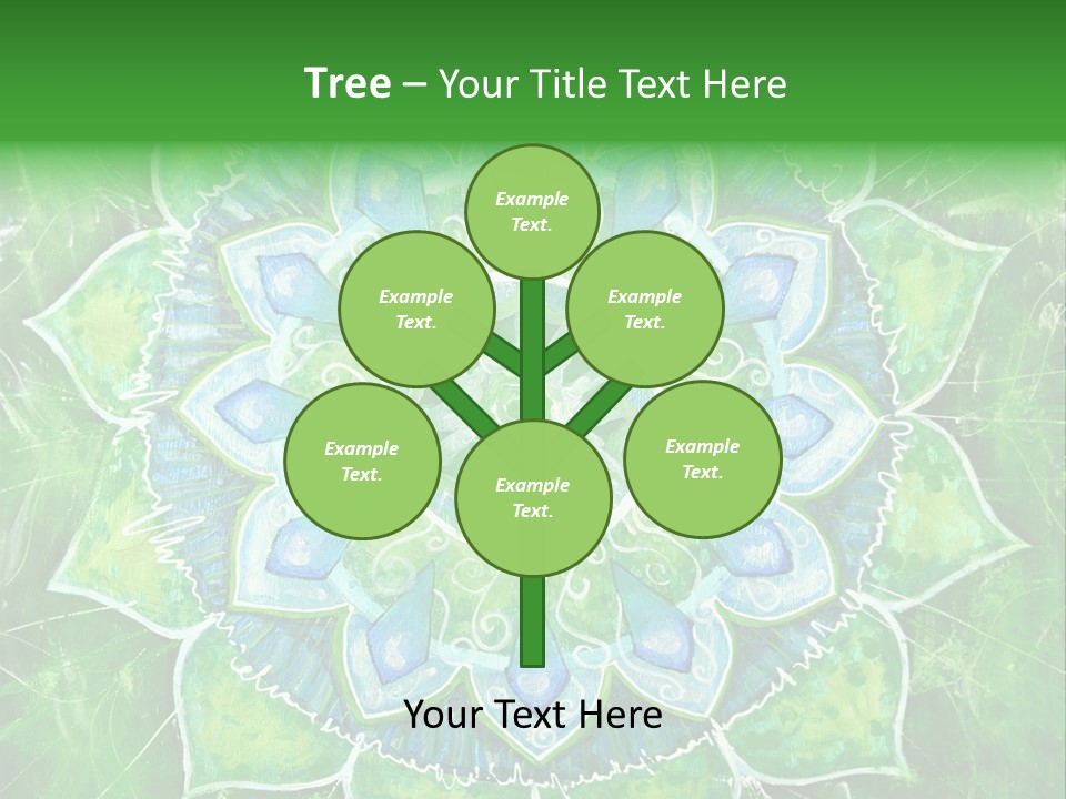 Abstract Decorative Pattern PowerPoint Template