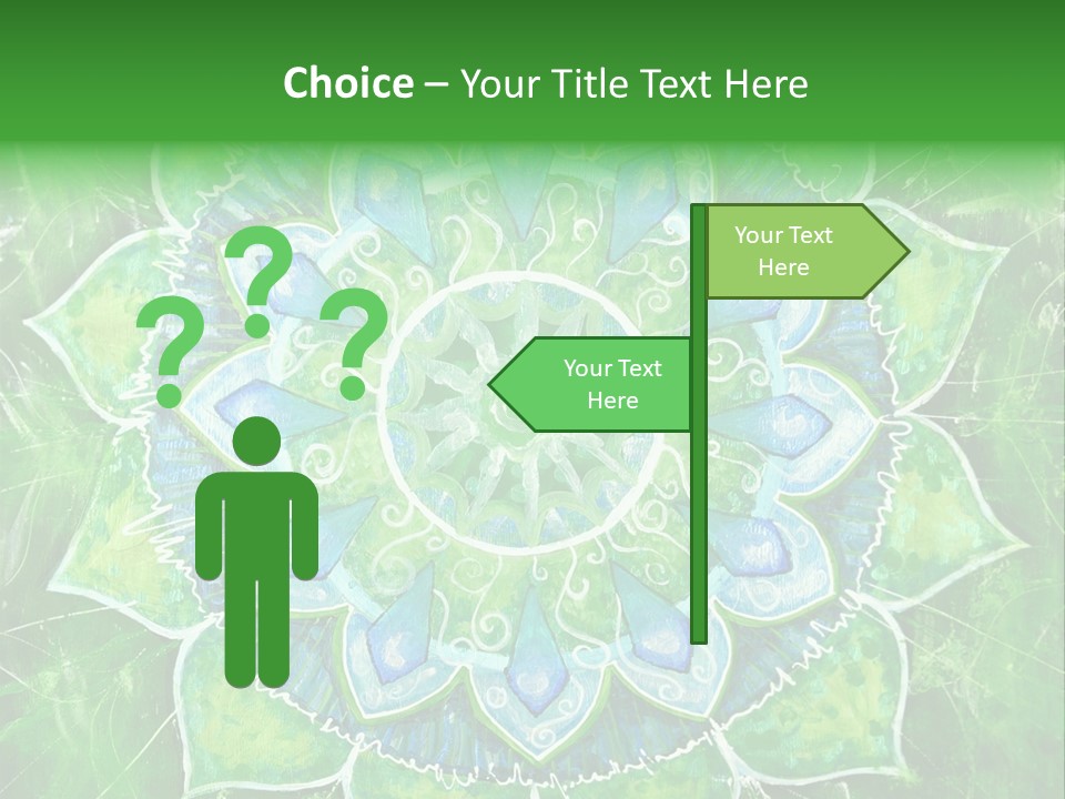 Abstract Decorative Pattern PowerPoint Template