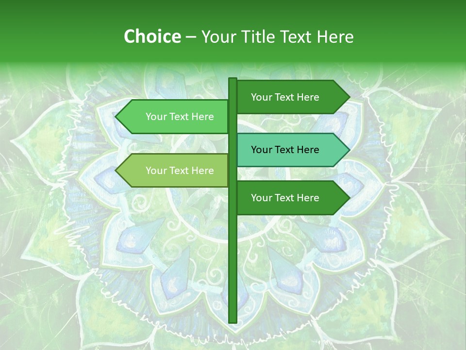 Abstract Decorative Pattern PowerPoint Template