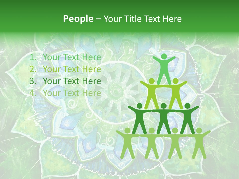 Abstract Decorative Pattern PowerPoint Template