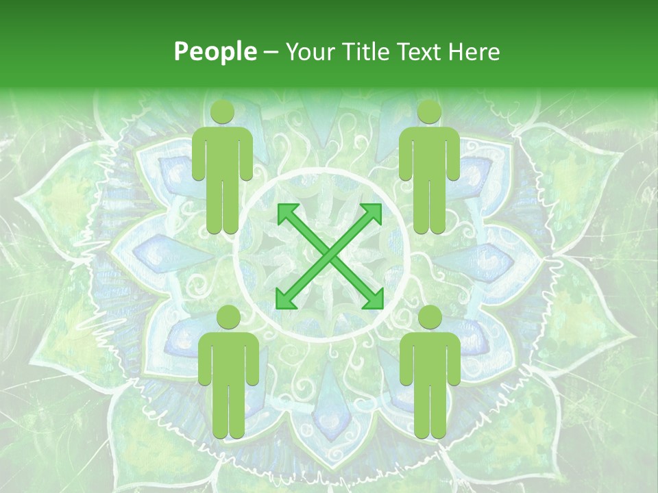 Abstract Decorative Pattern PowerPoint Template