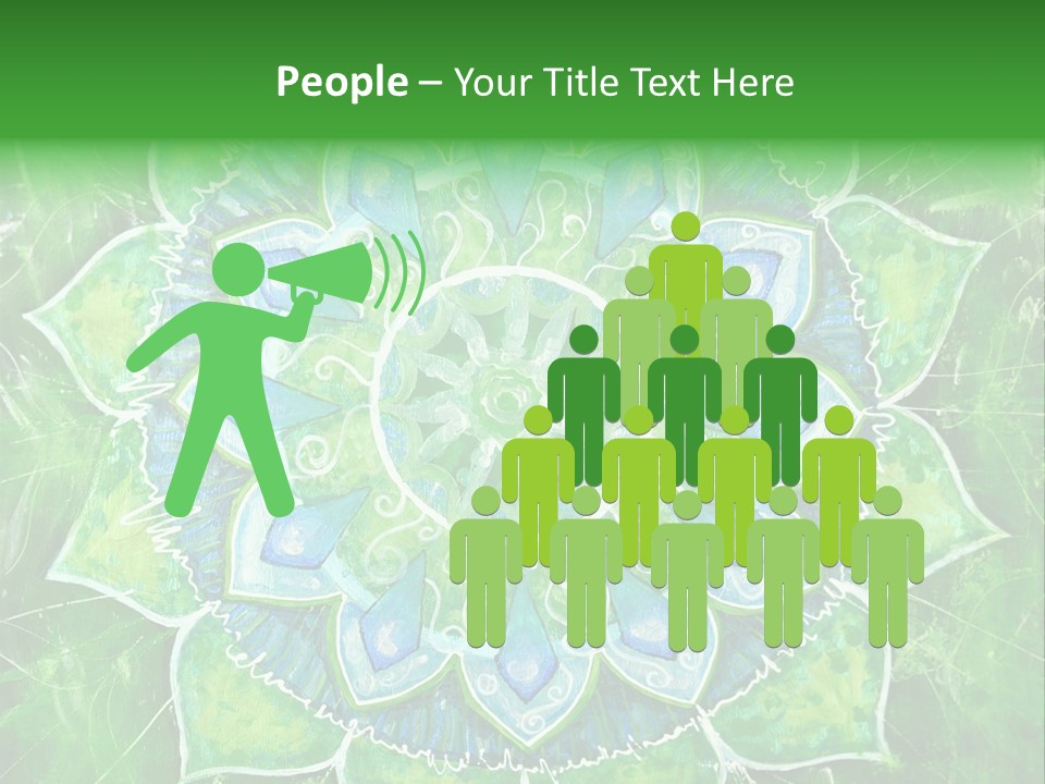 Abstract Decorative Pattern PowerPoint Template