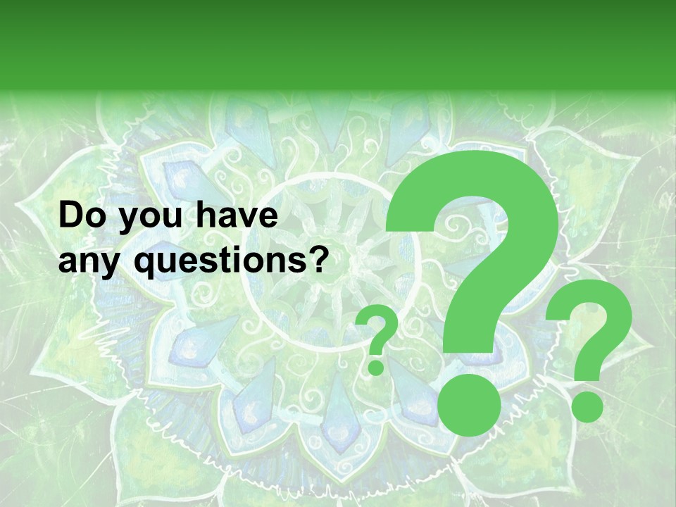 Abstract Decorative Pattern PowerPoint Template