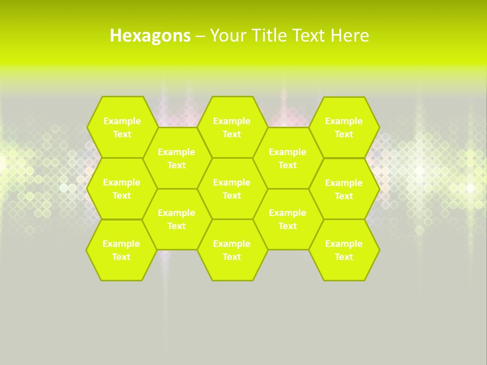 Licht Club Blau PowerPoint Template