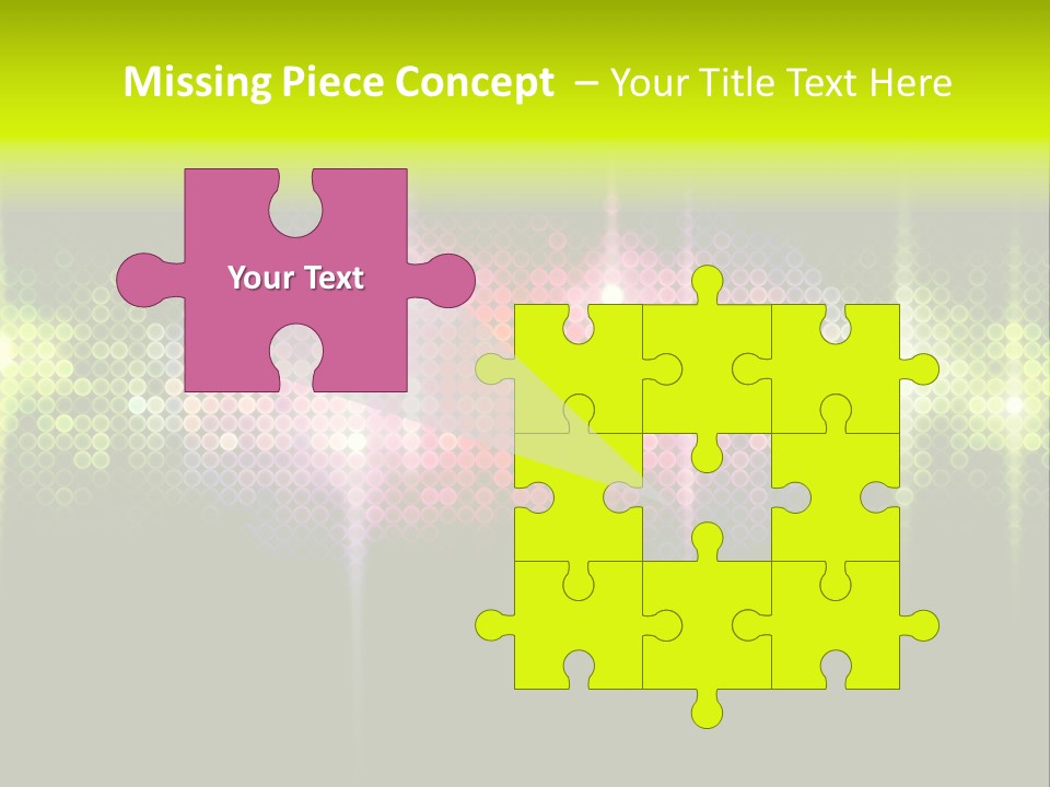 Licht Club Blau PowerPoint Template