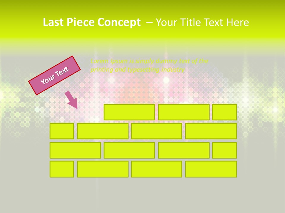 Licht Club Blau PowerPoint Template