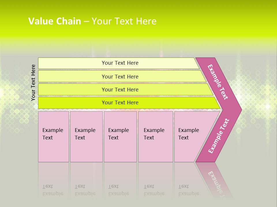 Licht Club Blau PowerPoint Template