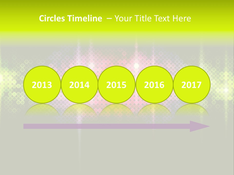 Licht Club Blau PowerPoint Template